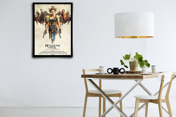 Resident Evil: The Final Chapter Signed Poster with COA