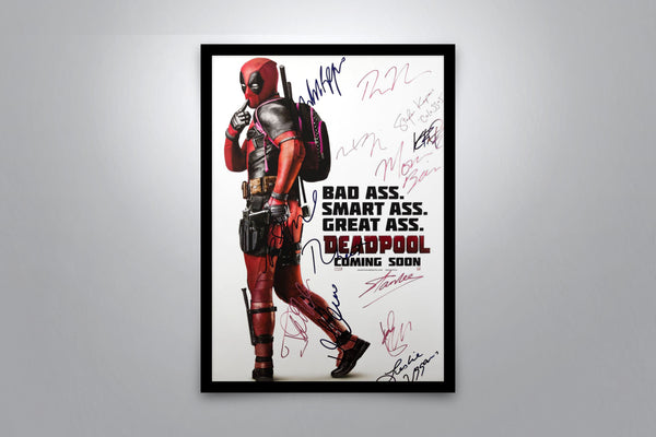 X-Men and Deadpool Autographed Poster Collection