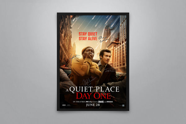 A Quiet Place: Day One - Signed Poster + COA