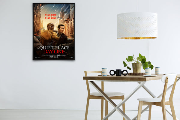 A Quiet Place: Day One - Signed Poster + COA