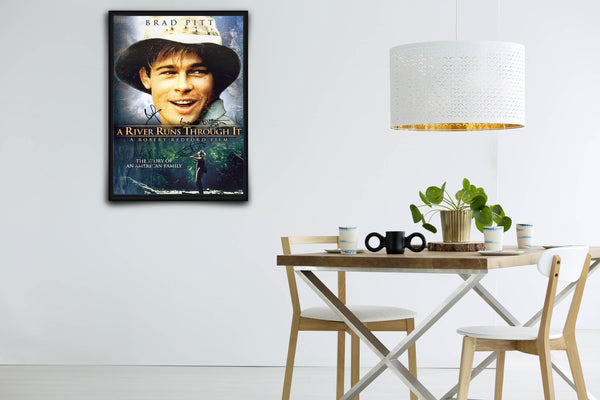 A River Runs Through It Signed Poster with COA