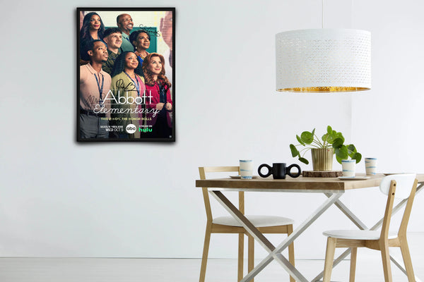 Abbott Elementary Signed Poster with COA
