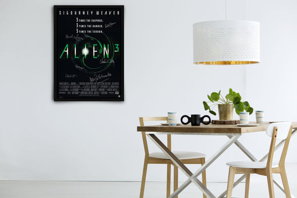 Alien 3 - Signed Poster + COA