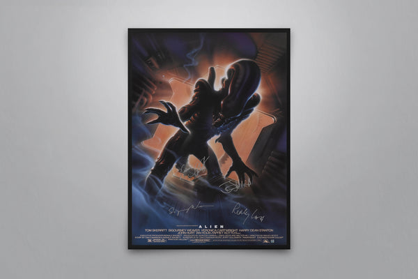 Alien Signed Poster with COA