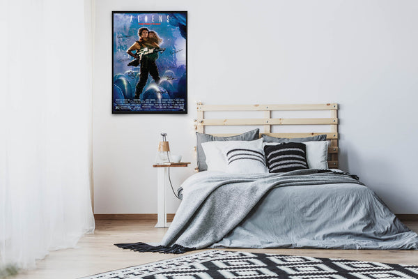 Aliens Signed Poster with COA