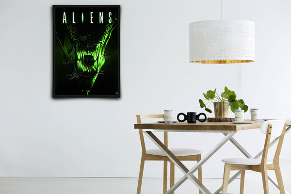 Aliens Signed Poster with COA