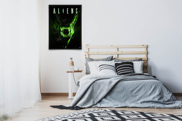 Aliens Signed Poster with COA