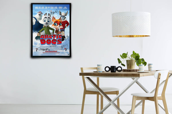 Arctic Dogs Signed Poster with COA