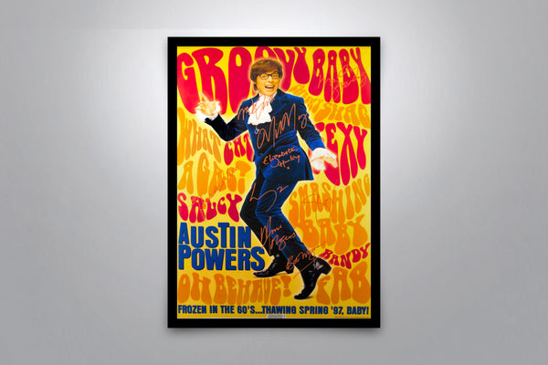 Austin Powers: International Man of Mystery Signed Poster with COA