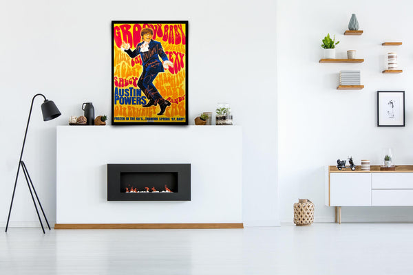 Austin Powers: International Man of Mystery Signed Poster with COA