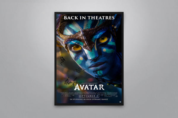 Avatar (2022 Re-Released) Signed Poster with COA