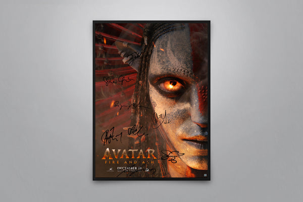 Avatar: Fire and Ash Signed Poster with COA