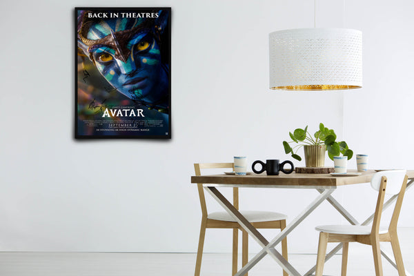 Avatar (2022 Re-Released) Signed Poster with COA