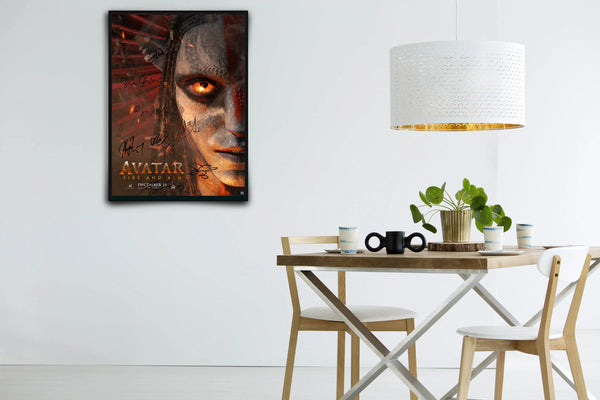 Avatar: Fire and Ash Signed Poster with COA