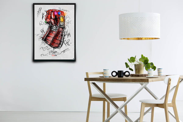 Avengers: Endgame Signed Poster with COA