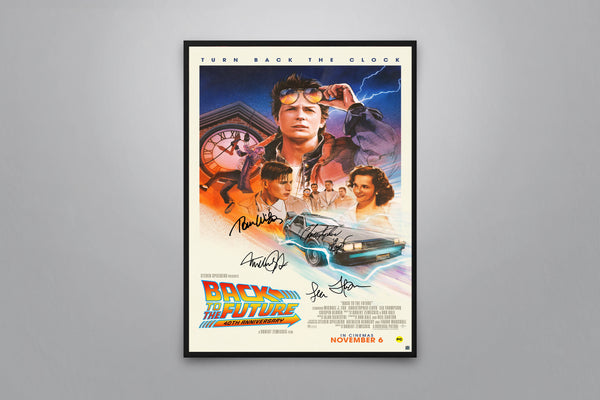 Back to the Future: 40th Anniversary Signed Poster with COA