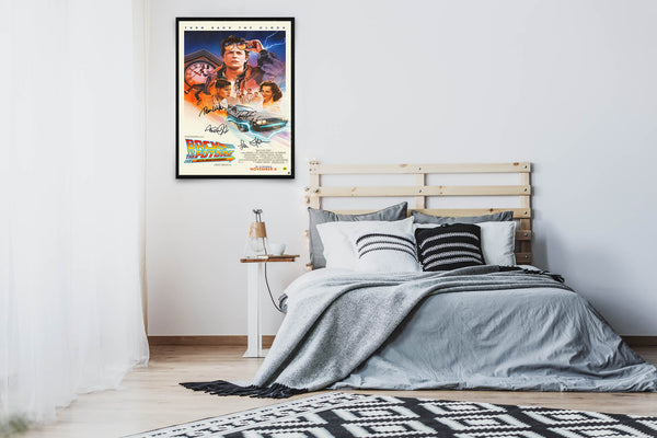 Back to the Future: 40th Anniversary Signed Poster with COA