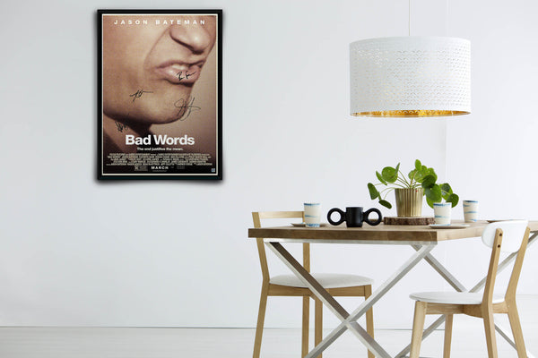 Bad Words Signed Poster with COA
