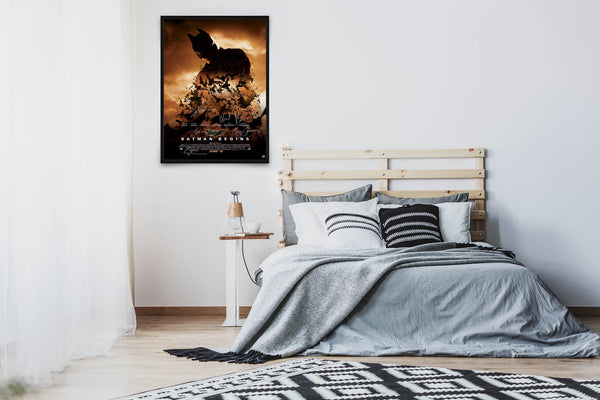 Batman Begins Signed Poster with COA