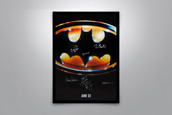 Batman Signed Poster with COA