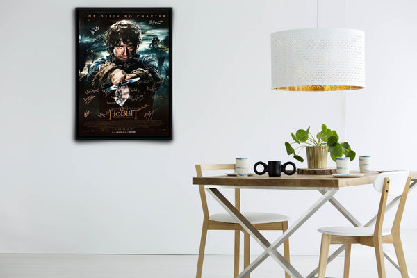 The Hobbit: The Battle of the Five Armies Signed Poster with COA