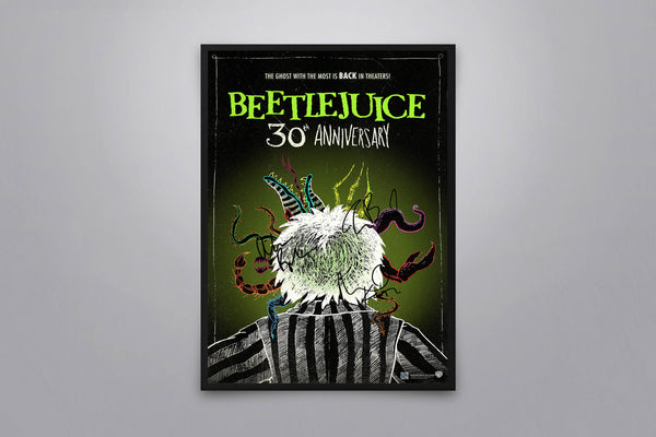 Beetlejuice: 30th Anniversary Signed Poster with COA