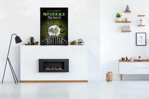 Beetlejuice: 30th Anniversary Signed Poster with COA