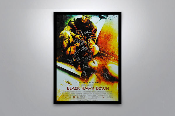 Black Hawk Down Signed Poster with COA