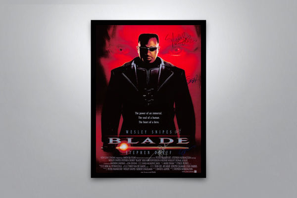 Blade Signed Poster with COA