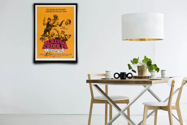 Blazing Saddles Signed Poster with COA
