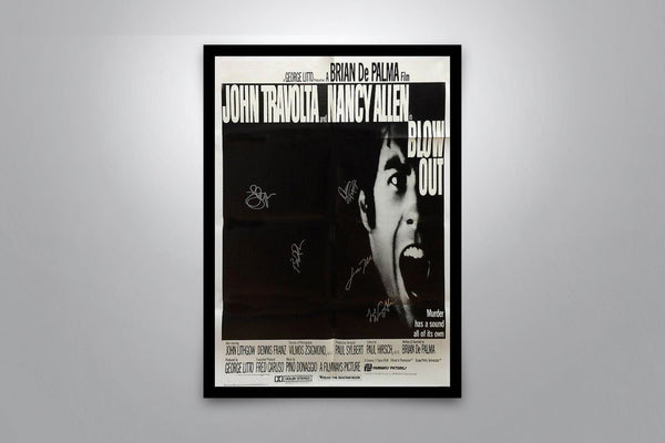 Blow Out Signed Poster with COA
