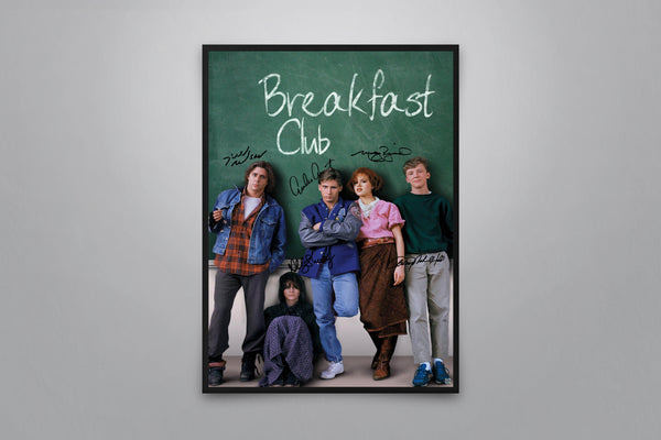 The Breakfast Club Signed Poster with COA