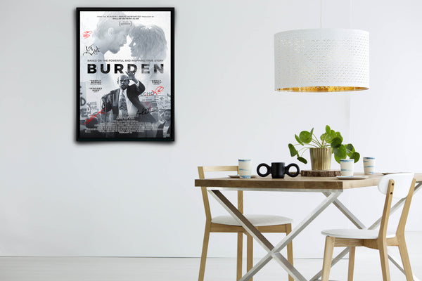 Burden Signed Poster with COA