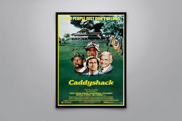 Caddyshack Signed Poster with COA