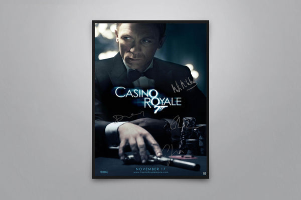 Casino Royale Signed Poster with COA