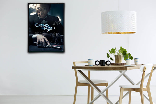 Casino Royale Signed Poster with COA