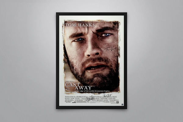 Cast Away Signed Poster with COA