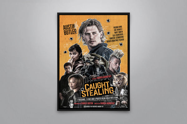 Caught Stealing Signed Poster with COA