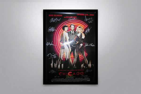 Chicago Signed Poster with COA