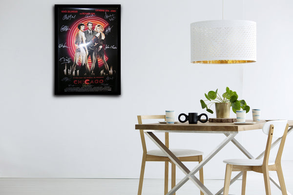 Chicago Signed Poster with COA