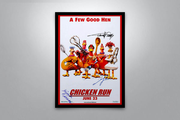 Chicken Run Signed Poster with COA