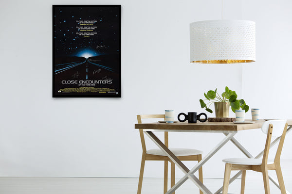 Close Encounters of the Third Kind - Signed Poster + COA