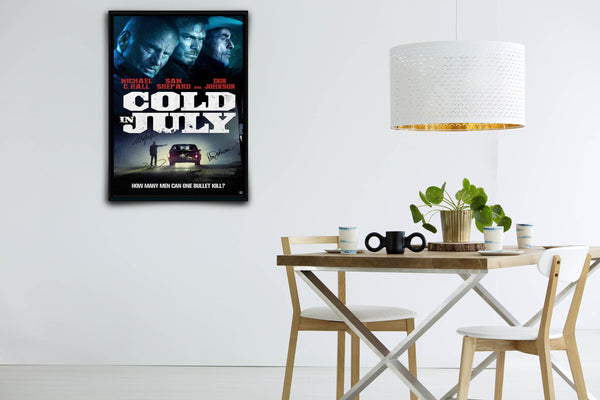 Cold In July Signed Poster with COA