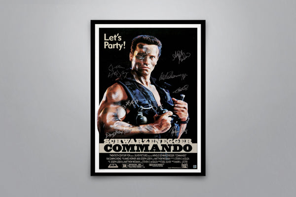 Commando - Signed Poster + COA