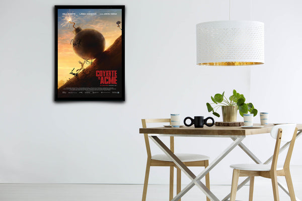 Coyote vs. Acme Signed Poster with COA