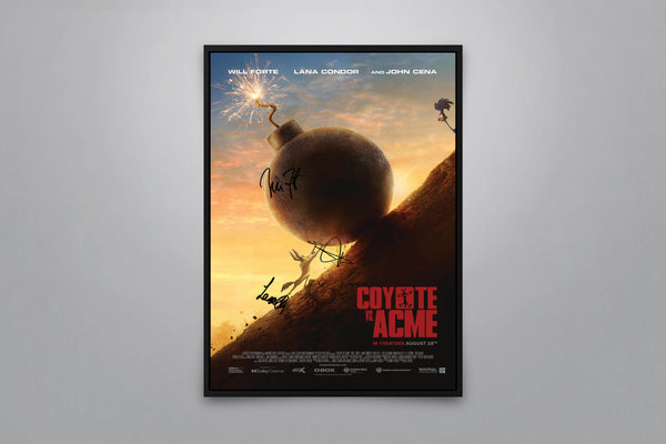 Coyote vs. Acme Signed Poster with COA