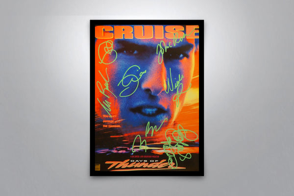 Days of Thunder Signed Poster with COA