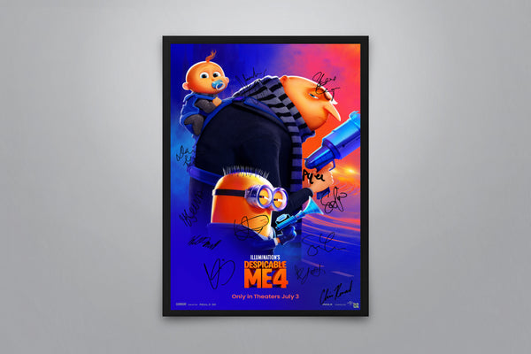 Despicable Me 4 - Signed Poster + COA