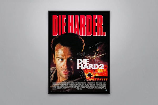 Die Hard 2 Signed Poster with COA