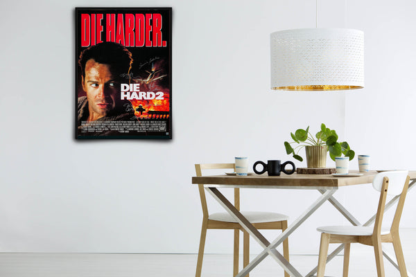 Die Hard 2 Signed Poster with COA